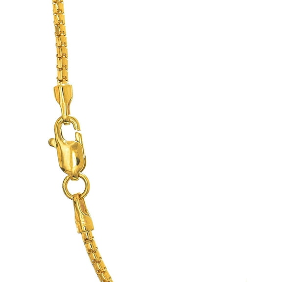 JewelStop 14k Solid Gold Yellow Or White 1.3 mm Ice Chain Necklace 16" 18" 20" Lobster Claw Clasp