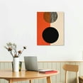 thumbnail image 2 of ARISTURING Minimalist Boho Wall Art Mid-Century Modern Wall Art Decor, Neutral Geometric Line Sun Canvas Prints Artwork, Framed Abstract Boho Wall Art Decor for Bathroom, Bedroom, Living Room, Office, 2 of 4