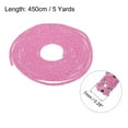 thumbnail image 2 of Uxcell 5 Yard 7mm Glitter Sequins Rope Sequins Rhinestone Tube Cord for DIY Clothing Jewelry Clear Light Purple, 2 of 5