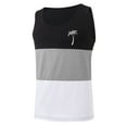 thumbnail image 3 of WAVSUF Summer Sports Tank Tops for Mens Quick Dry Vest Muscle Gym Undershirts Tank Printed Round Neck Tops Sleeveles Pullover Gray Size M, 3 of 3
