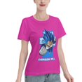 thumbnail image 2 of Women's Basic Short Sleeve T-Shirt Super Saiyan, 2 of 6