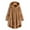 Brown coats 02, variant on Usmixi Winter Womens Plush Coats Plus Size Overcoats for Women Winter Long Sleeve Fluffy Fleece Coats Casual Solid Button Down Loose Fuzzy Hooded Coats and Jackets Up to 65% off