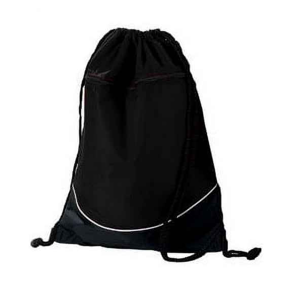 Augusta Drop Ship Tri-Color Drawstring Backpack