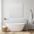 thumbnail image 6 of Wall Art Prints, White Burlap Texture Framed Canvas Prints for Bedroom Living Room Bathroom Office, Farmhouse Vintage White Gallery Wrap Wall Art Poster for Gifts Home Decor 16"x16", 6 of 9