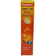 Redoxon Orange Flavored Vitamin C Effervescent Tablets 20 Each - (Pack of 4)