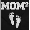thumbnail image 2 of Mom Squared Pregnancy Announcement Women's Maternity T Shirt Tee Brisco Brands X, 2 of 7