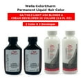 thumbnail image 2 of Wella ColorCharm Permanent Liquid Hair Color Toner - 1.4 oz ( 8A/740.5 Light Ash Blonde ) and Cream Developer 20 Volume - 3.6 fl. oz ( 2 Color and 2 Developer ), 2 of 6