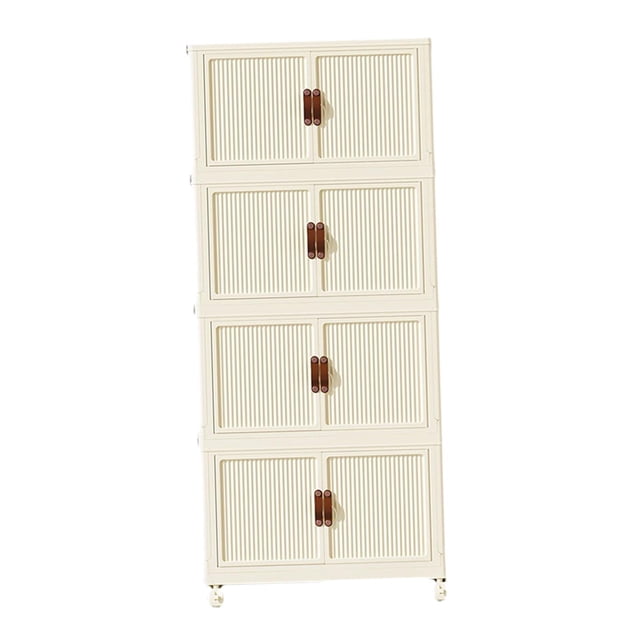 Armario de almacenamiento plegable perfecl caja de almacenamiento práctica para guardar ropa juguetes M 4 capas
