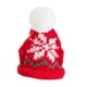 thumbnail image 3 of Gorro de punto en miniatura para Navidad, adorno navideño, artesanía decorativa para hacer tú mismo, adorno para de Navidad con forma de muñeco Rojo, 3 of 8