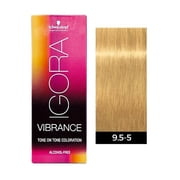 Schwarzkopf Igora Vibrance Demi-Permanent Tone on Tone Coloration Hair Color - Gold Toner / 9,5-5