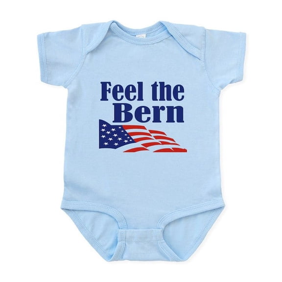 CafePress - Feel The Bern Infant Bodysuit - Baby Light Bodysuit, Size Newborn - 24 Months