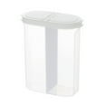 thumbnail image 2 of Wiicoznt storage tanks Airtight Cereal Storage Container, Clear 2.6L Airtight Kitchen Food Storage Container With Lids And Compartments For Grain, Sugar, Flour, Rice, Nut, Snacks, 2 of 6