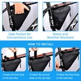 thumbnail image 2 of Bobilife Bolsa De Cuadro Triangular Para Bicicleta - Bolsa Delantera Para Manillar De Bicicleta Bolsa De Almacenamiento Para Sillín Para Bicicletas De Carretera Y De Montaña (Negro), 2 of 5