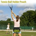 thumbnail image 6 of Tennis Tennis Ball Waist Pouch Adjustable Mesh Fanny Pack Tennis Ball Holder Bag For Women Men, 6 of 7