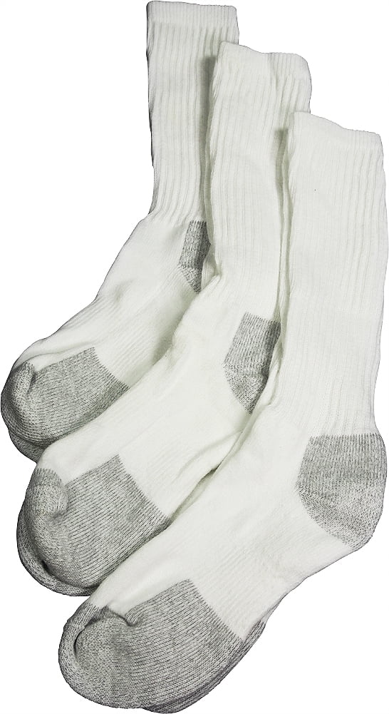 Private Label - Mens Cushion Crew Socks Pack of 3 39091 ...