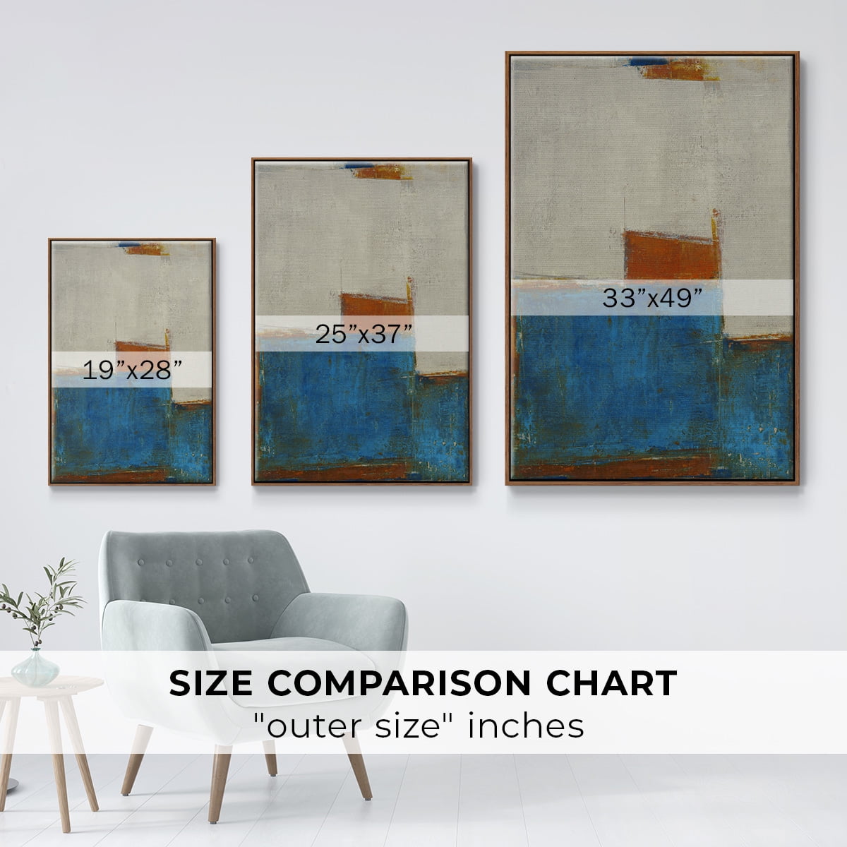 Sunset for Somebody Framed Premium Gallery Wrapped Canvas - Ready to Hang - 27 x 41 - Walnut Floating Frame