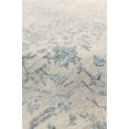thumbnail image 7 of Pasargad Home Transitional 6' x 9' Hand-Knotted Bamboo Silk and Wool Silver/Light Blue Rug - All Ages, Indoors, 7 of 7