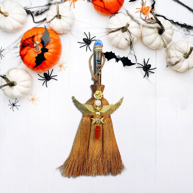 Mini Adornos de Bruja de Cristal para Halloween, Adornos En Miniatura, Decoración.