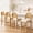 Ivory-Faux Leather Upholstered, variant on SUMMIT LIVING Counter Height Bar Stool with Back Set of 4, Fabric Upholstered Seat, Solid Rubber Wood Frame for Kitchen Island, Beige