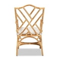 thumbnail image 4 of Baxton Studio Delta Natural Finished Rattan Armchair, 4 of 6