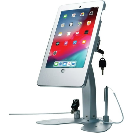 CTA - Security Kiosk Mount for Apple iPad Air iPad with Retina display (4th gen.) and iPad mini - Silver