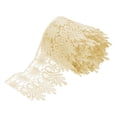 thumbnail image 1 of Uxcell 3.14 inch Wide 5 Yard Lace Ribbon Floral Pattern Cream White Embroidered Lace Trim for Sewing Making, Gift Wrapping, 1 of 5