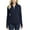 True Navy, variant on Ladies Microfleece 1 2 Zip Pullover Soft Polyester Fleece Long Sleeve