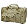 18" 1200 cu.in. Duffle Military Molle Gear Shoulder Strap Range Bag TAN