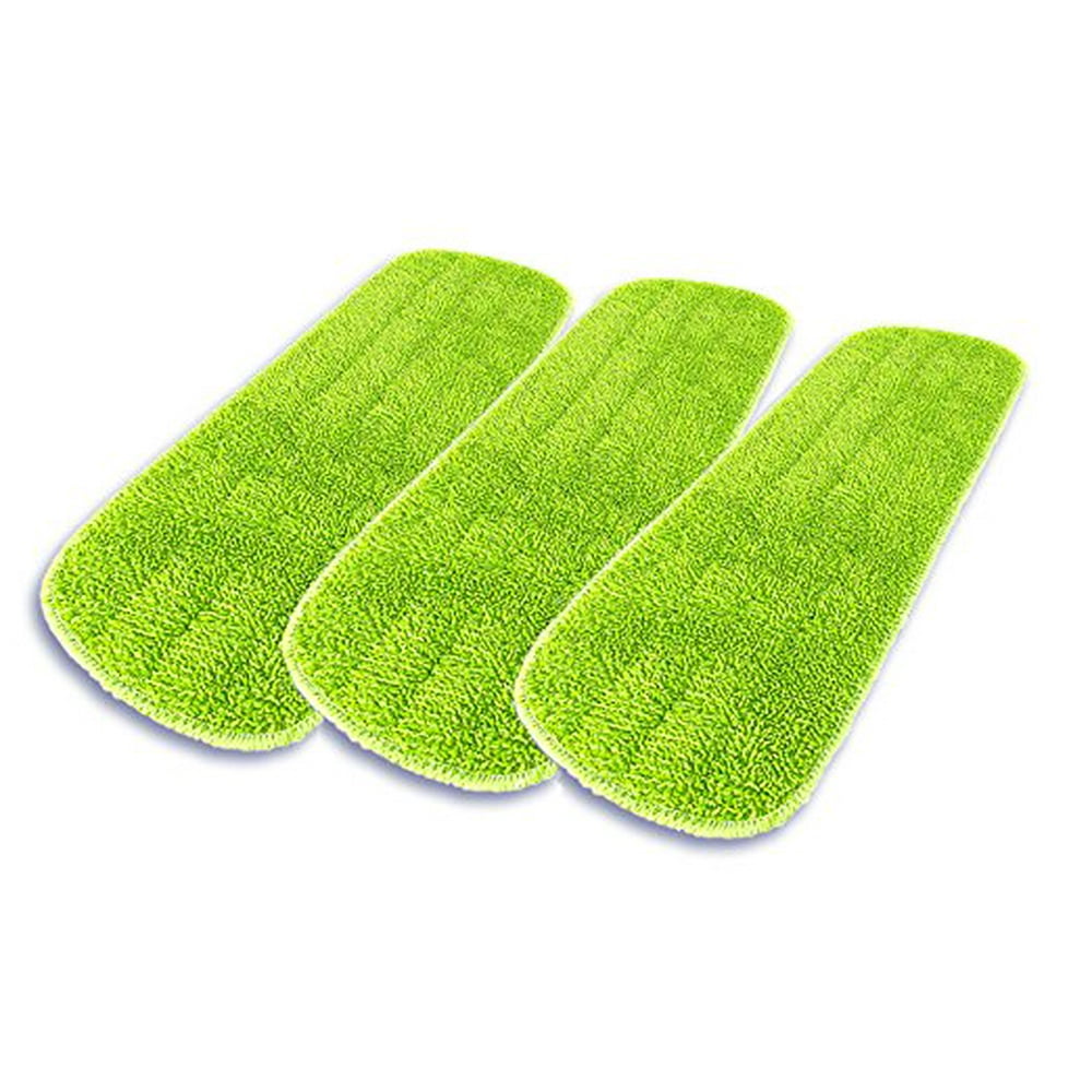Microfiber Flat Mop Pads 17" Washable, Reusable, Wet and Dry Mop Head