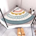 thumbnail image 1 of Alfombrilla de baño Wosthever antideslizante 60x60 cm colores brillantes, 1 of 6