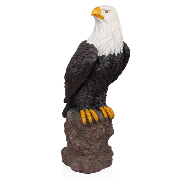 Alpine Corporation Eagle on Rocks Statuary
