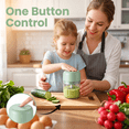 thumbnail image 6 of M Buder Electric Garlic Chopper ,250ml USB Charging Food Processor, Mini Vegetable Chopper for Ginger, Chili, Fruit, Meat , 304 Stainless Steel Blades, 6 of 9