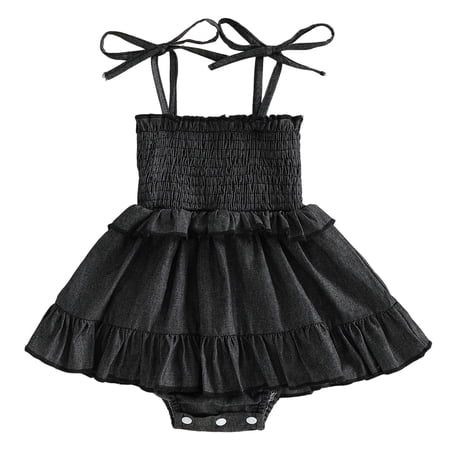 PEASKJP Baby Girl Toddler Baby Girl Summer Clothes Baby Girl Jumpsuit Romper Baby Overalls Straps,Size 12-18 Months