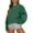 Green, variant on Women Tops Women's Long Sleeve Sweatshirt Casual Crewneck Loose Fit Pullover Fleece Tops, Christmas Print Design, Comfortable and Warm Apparel,White,S