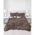 thumbnail image 3 of Retro Boho Twin Size Down Alternative Comforter, Lightweight Comforter Quilt Bedding Set with Pillow Shams Modern Geometric Abstract Art Aesthetics All Seasons Bed Comforter Duvet Insert 68"x86", 3 of 7