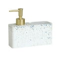 thumbnail image 2 of Countertop Liquid Dish Soap Dispenser Pump with Storage Compartment Blue Marble, 2 of 6