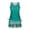 Green, variant on Women's Tankini Swimsuits Tummy Control Tankini Set with Built-in Bra Boho Swimwear with Shorts Beach Vacation Womens Swimsuits Tankini