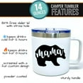 thumbnail image 3 of Mom Gift Coffee Mug - Mama Bear Tumbler - Mom Cup - Cute Gifts for Mother, New Moms for Christmas, Birthday, Mother's Day, 3 of 5