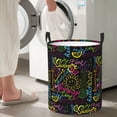 thumbnail image 4 of Goofa Color Summer Printed Circular Hamper,Laundry Basket with Handles,Storage Baskets Foldable,Large Capacity Laundry Hamper-, 4 of 8