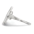 thumbnail image 3 of 925 Sterling Silver Polished Fancy Heartbeat Ring Size 7, 3 of 7