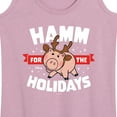 thumbnail image 3 of Toy Story - Hamm For The Holidays - Women's Racerback Tank Top, 3 of 5
