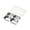 Silver (4 compartments), variant on Stainless Steel Divided Plates with Lids, Adults Meal Trays with Multiple Sections for Balanced Meals, Reusable Sectioned Plate for Office Travel and Home, Metal Tray with Lid for Food Storage
