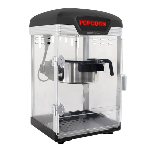 Sala de cine Popcorn Popper West Bend Stir Crazy, 4 litros, negra