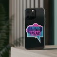 thumbnail image 3 of DistinctInk Clear Hybrid Case for Apple iPhone 13 Pro Max (6.7" Screen) - Think Before Speak - Lightweight Grip, 3 of 9