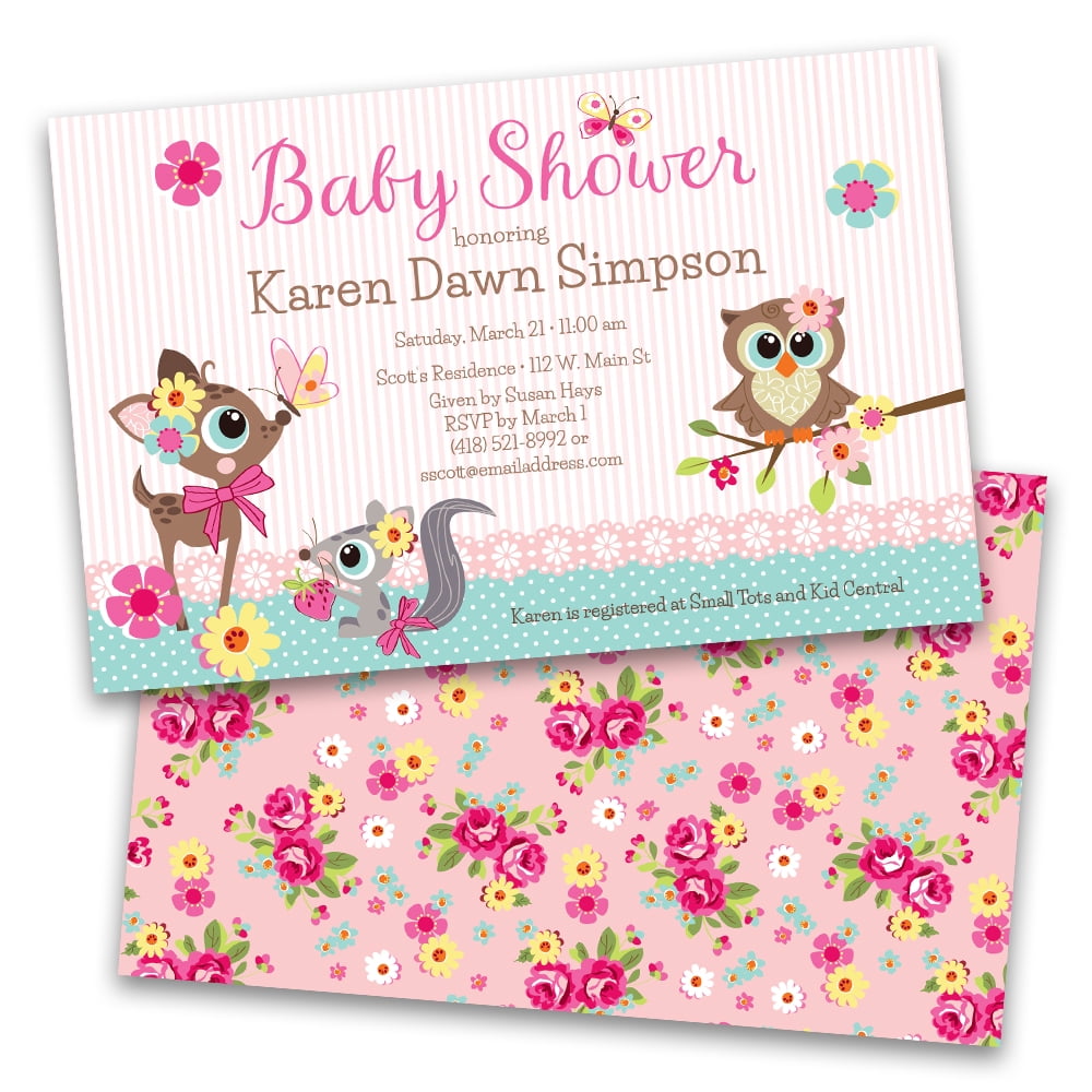 personalized baby shower invitations walmart