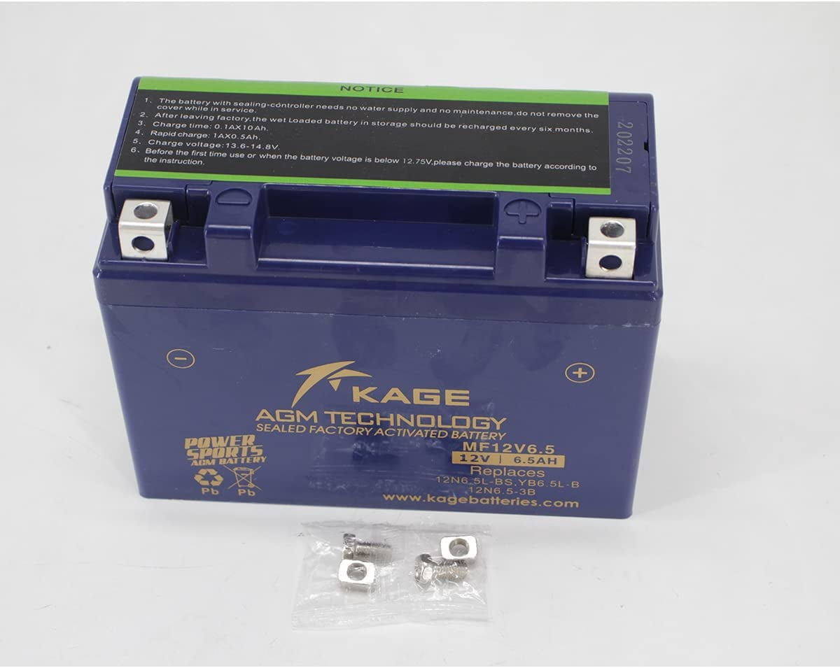 X-PRO 12V 6.5Ah Battery for ATVs, Dirt Bikes, Go Karts, fit Hawk 250 Dirt Bikes