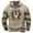 Beige, variant on Western Hoodies For Men Vintage Cow Skull Hooded Pullover Aztec Cowboy Long Sleeve Drawstring Sweatshirts With Pocket