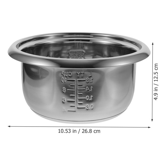 TAILTOSS Rice Cooker Inner Pot Stainless Steel 304 Cakes in Kitchen 1Set