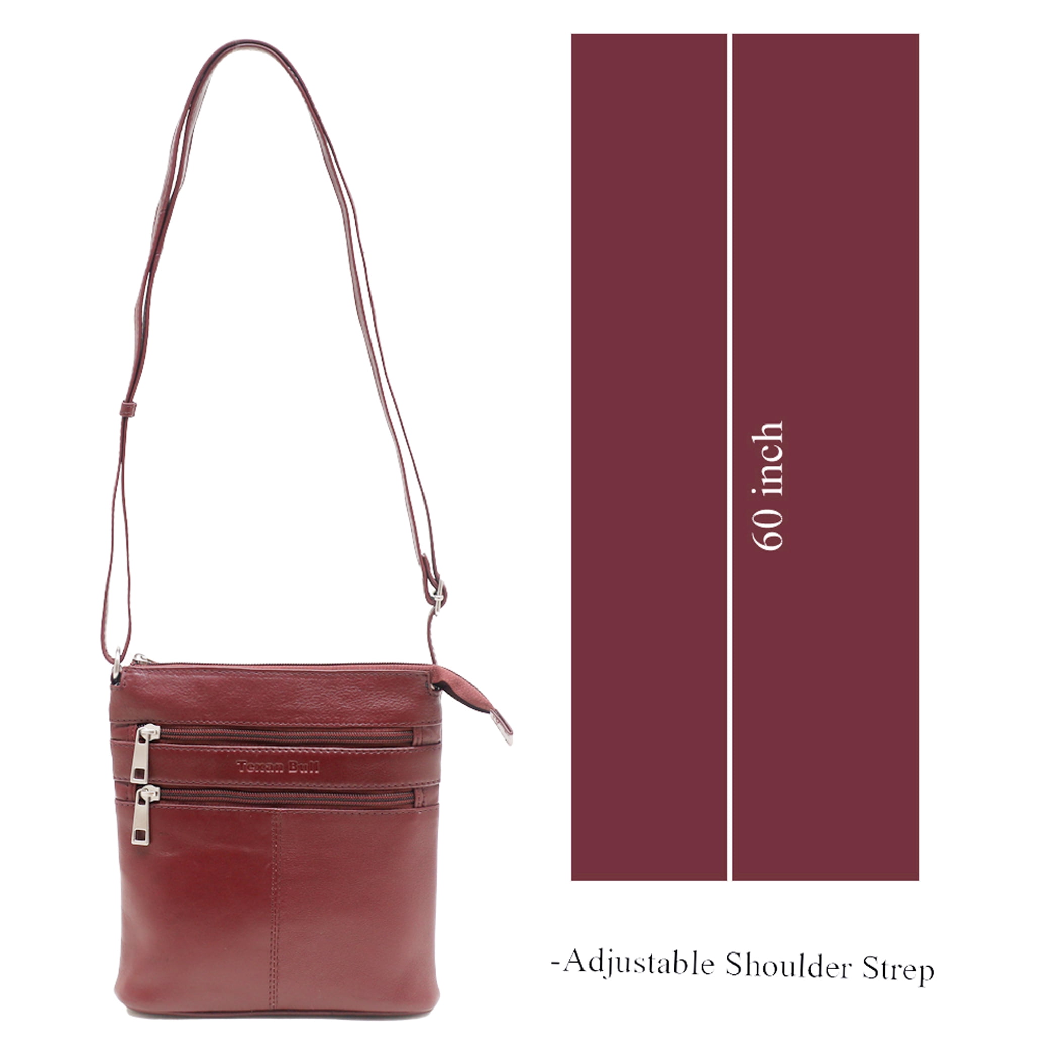 Leather Crossbody Bags For Women-Shoulder Strap Women Purses Travel Handbags