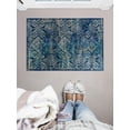 thumbnail image 4 of Emerald Canton Blue & Ivory 6'7" x 9'7" Area Rug, 4 of 6
